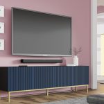 Ravenna F TV Stand 200 4D painted milled MDF with frame — изображение 3