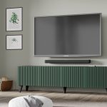 Ravenna F TV Stand 200 4D painted milled MDF with plastic legs — изображение 3