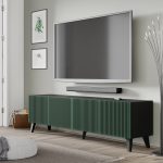 Ravenna F TV Stand 200 4D painted milled MDF with plastic legs — изображение 2