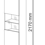Ravenna B Glass-Case 1D1S milled foiled MDF — изображение 3