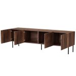 NOCCIOLA_TV_STAND_190_4D_WARMIAN_WALNUT_ARTDECO — изображение 3