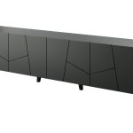 VITRAIL_TV_STAND_200_4D_BLACK_MAT_ETNA — изображение 1