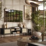YUCCA_TV_STAND_180_BLACK_MAT_CALABRIA_JUTA — изображение 2