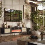 TV Stand Yucca 180 with fireplace — изображение 2