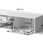 MARMO 195 TV Stand 2D1S1K — изображение 4