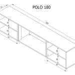 ROLLO Wall-Mount or Freestanding TV Stand with fireplace — изображение 4