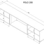 ROLLO Wall-Mount or Freestanding TV Stand with fireplace — изображение 2