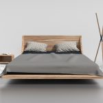 Russ wooden bed, solid oak wood, sleeping area 200x200 — изображение 2