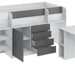 Mezzanine Bed with Desk SMILE — изображение 5