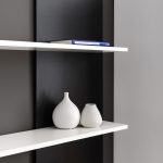TORINO Wall Unit (Black & White Gloss with White LED) — изображение 4