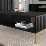 WAVE_COFFE_TABLE_BLACK_MAT_BLACK_LEGS — изображение 2