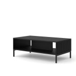 WAVE_COFFE_TABLE_BLACK_MAT_BLACK_LEGS — изображение 1