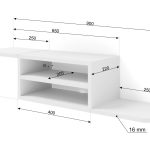 DEDAL_TV_STAND_90_WHITE_MAT — изображение 3