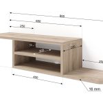 DEDAL_TV_STAND_90_SONOMA_OAK — изображение 3