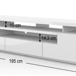 TV cabinet EVA PREMIUM 195 cm — изображение 4