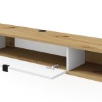 ICARUS_TV_STAND_156_ARTISAN_OAK_WHITE_MAT — изображение 2