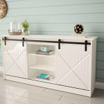 GRANERO Sideboard 160 with Sliding X-Milled Fronts and Open Shelves — изображение 6