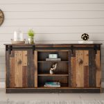 GRANERO Sideboard 160 with Sliding X-Milled Fronts and Open Shelves — изображение 25