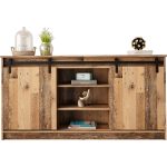 GRANERO Sideboard 160 with Sliding X-Milled Fronts and Open Shelves — изображение 26