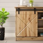 GRANERO Sideboard 160 with Sliding X-Milled Fronts and Open Shelves — изображение 23