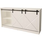 GRANERO Sideboard 160 with Sliding X-Milled Fronts and Open Shelves — изображение 5