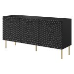 HOLE Chest of Drawers – Milled Fronts, Push-Click, Metal Legs — изображение 11