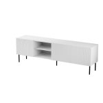JUNGLE TV Cabinet 190 – Decorative Milled Fronts, Push-Click, Metal Legs — изображение 3